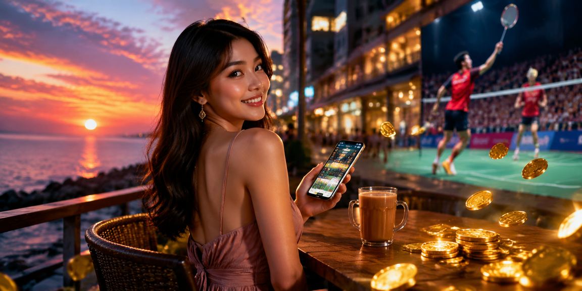 Pengguna di Johor Bahru mengunakan telefon untuk akses platform pertaruhan kriket dalam talian